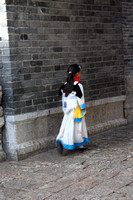 A local ethnic girl in Old Town LiJiang