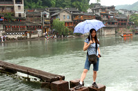 Ying at the river crossing stones