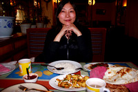 Eating at the Lhasa Snowland Restaurant