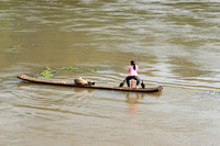 Fishing boat on the Li River